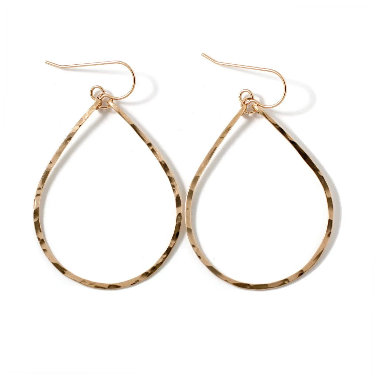 Teardrop Hoop Earrings