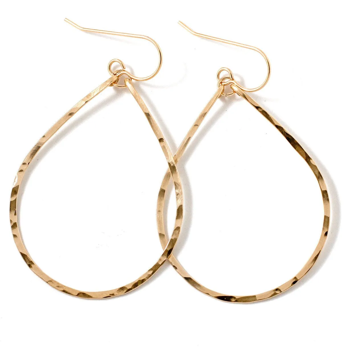 Teardrop Hoop Earrings