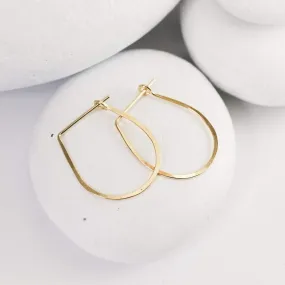 Teardrop Hoops