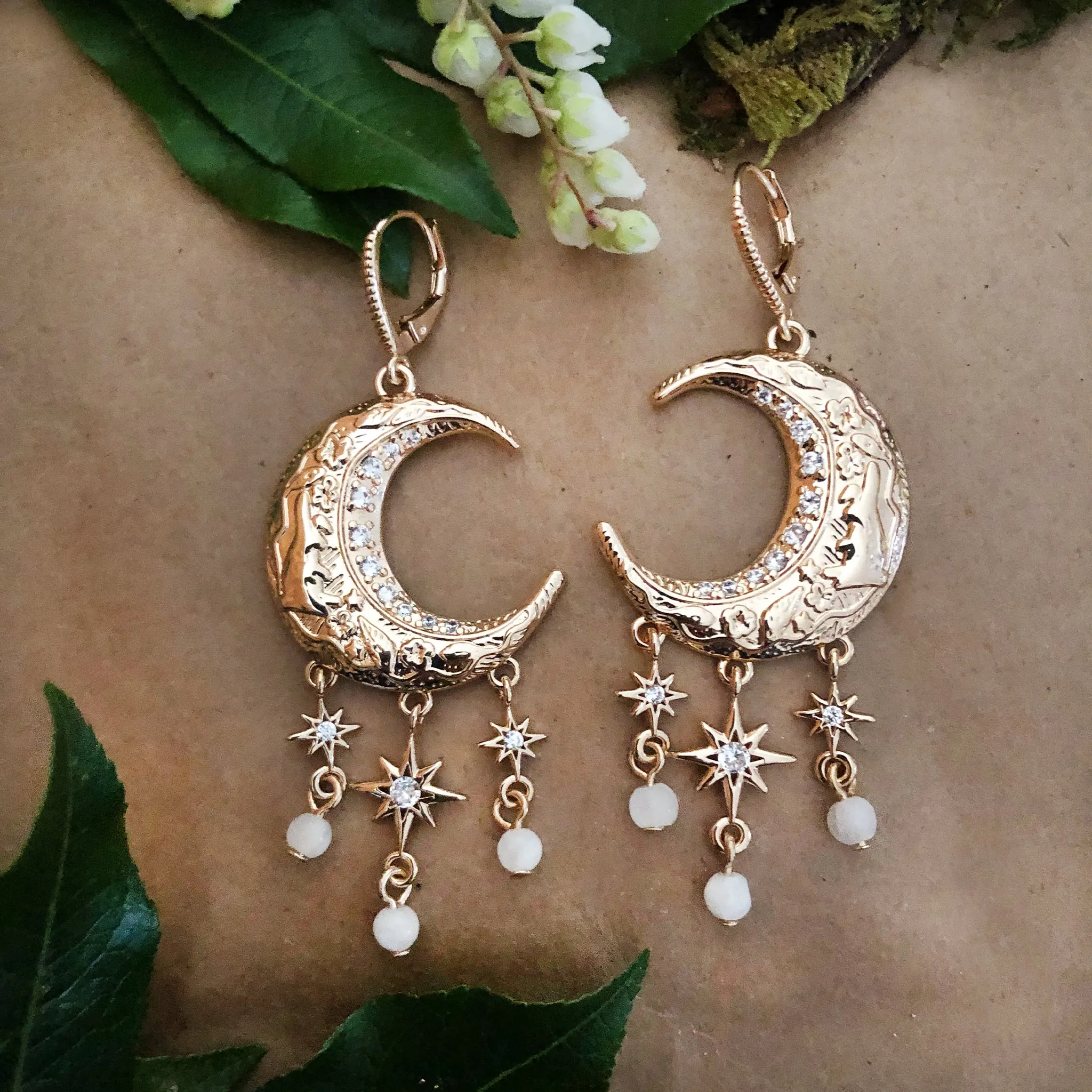 The Hare Moon Earrings