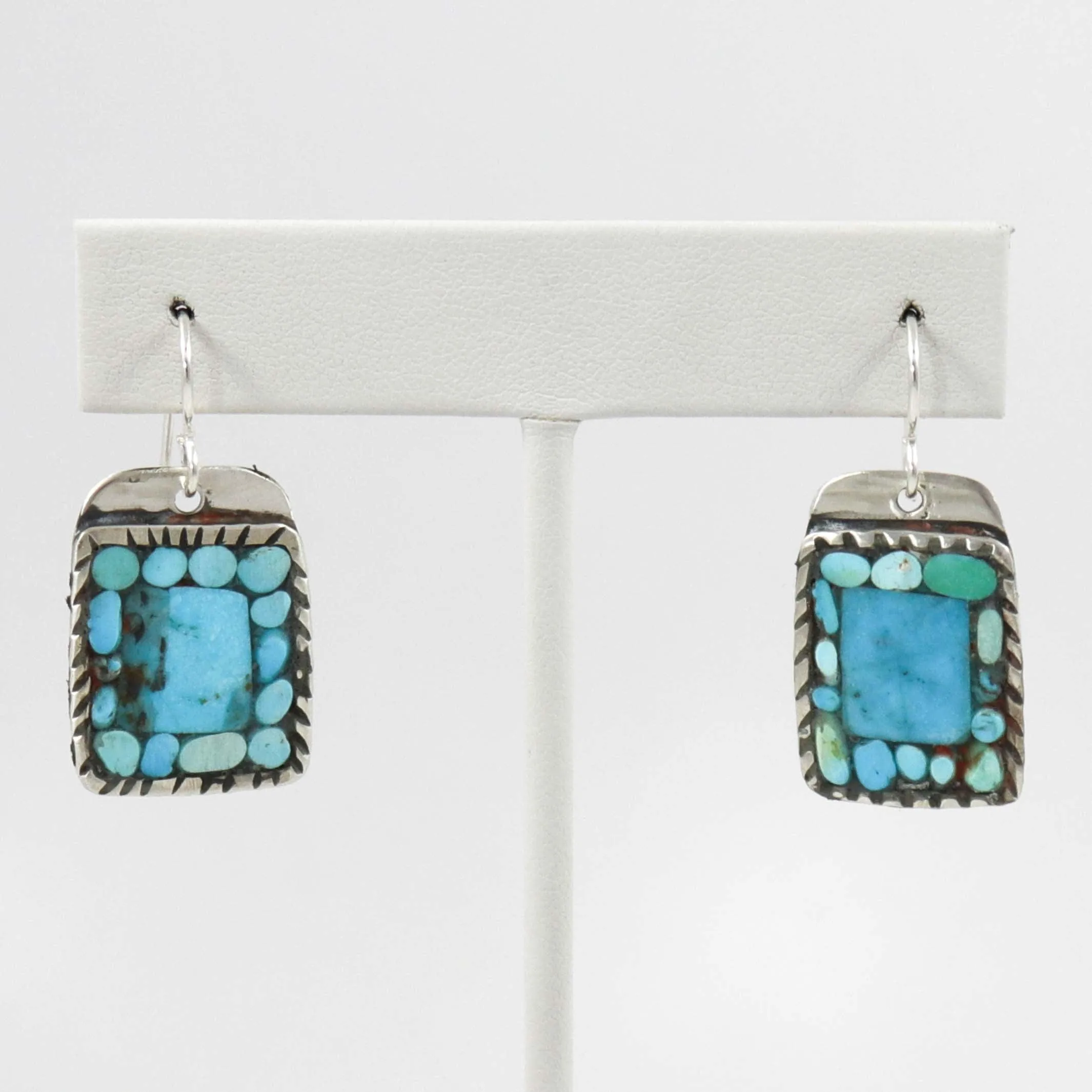 Turquoise Inlay Earrings