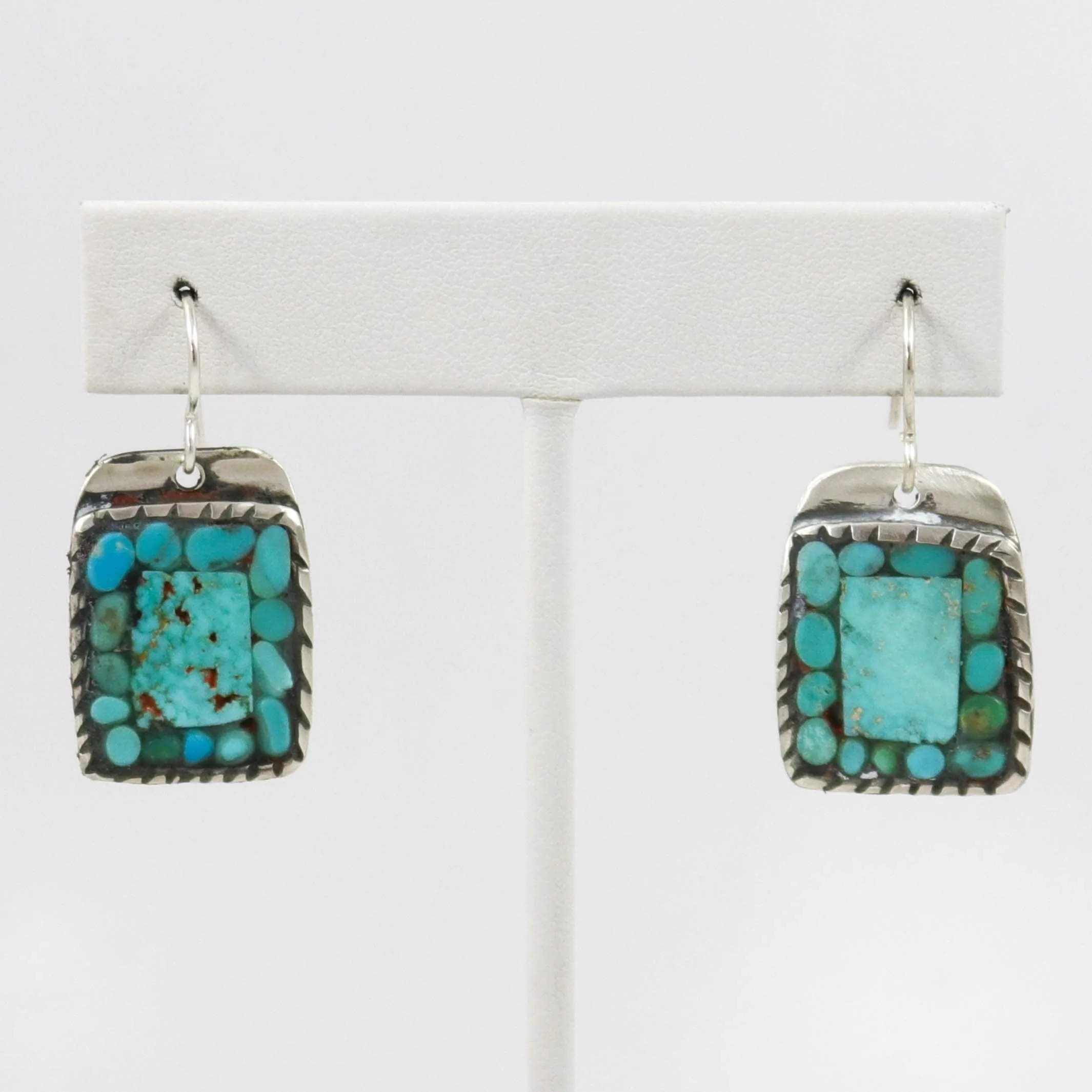 Turquoise Inlay Earrings