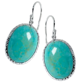 Turquoise Oval Earrings