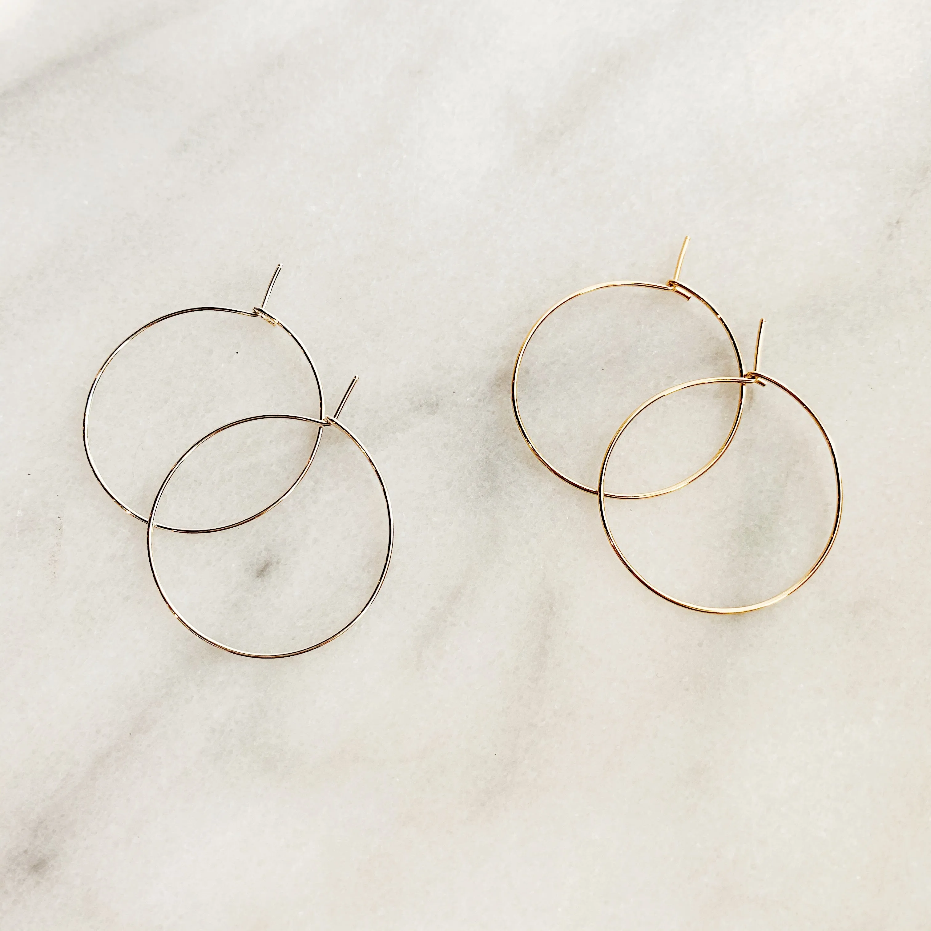 Weightless Small Hoops