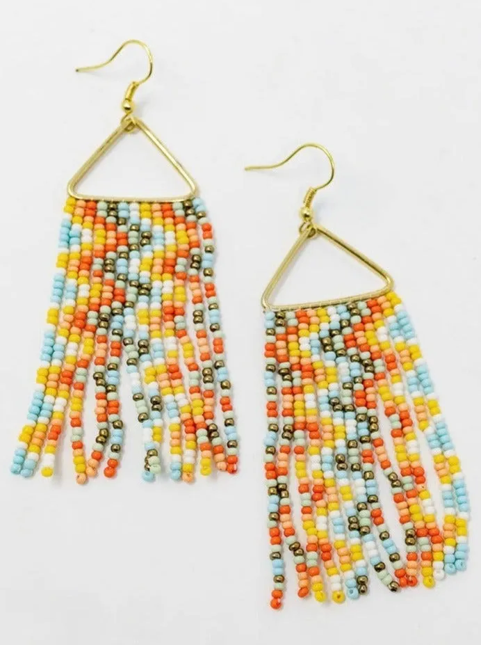 Whitney Wavy Fringe Earring